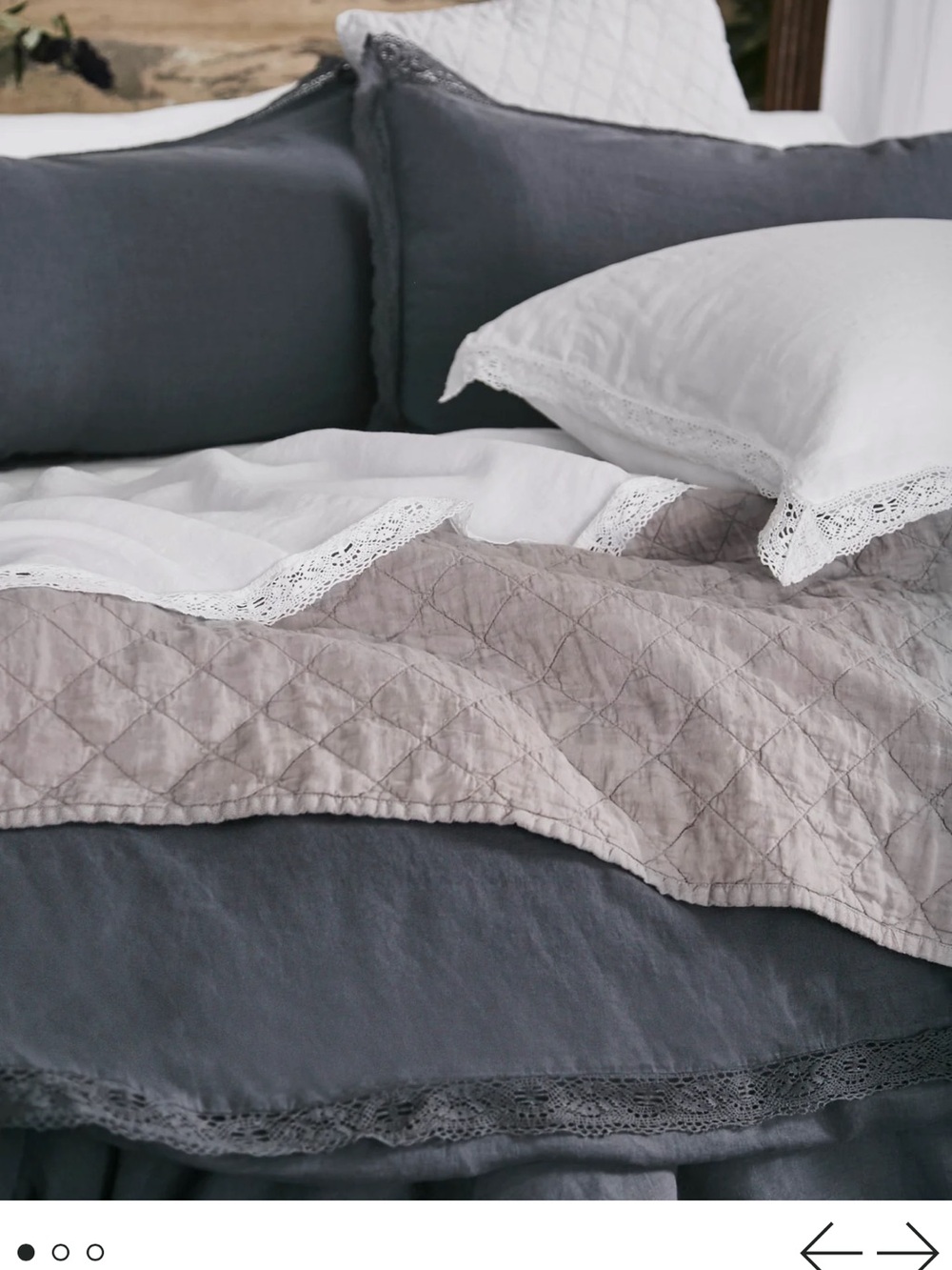 Matteo LA ida linen quilt